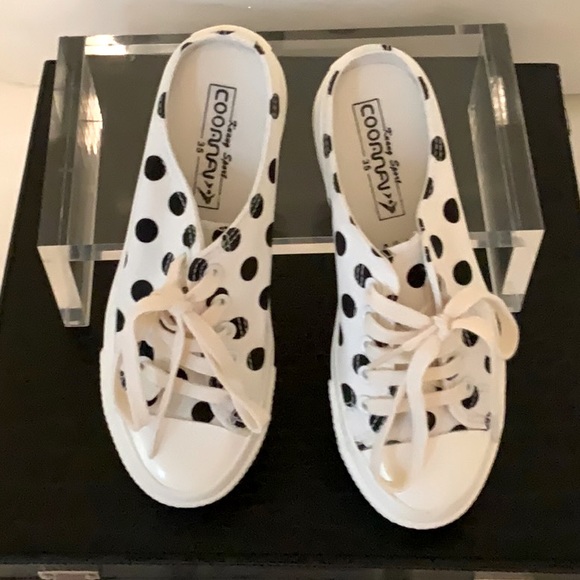 Polka dot backless sneakers - Picture 1 of 2